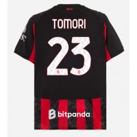 Stroje piłkarskie AC Milan Fikayo Tomori #23 Koszulka Podstawowej 2025-26 Krótki Rękaw